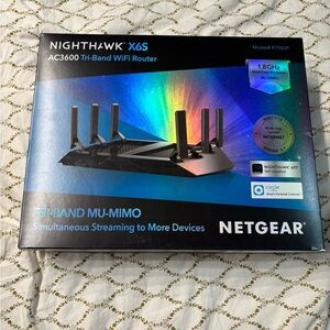 Netgear Black Wireless Router WiFi 6 Technology